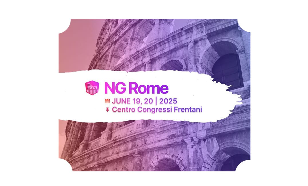 Angular + Rome = NG ROME 2025 Tickets Giveaway :)