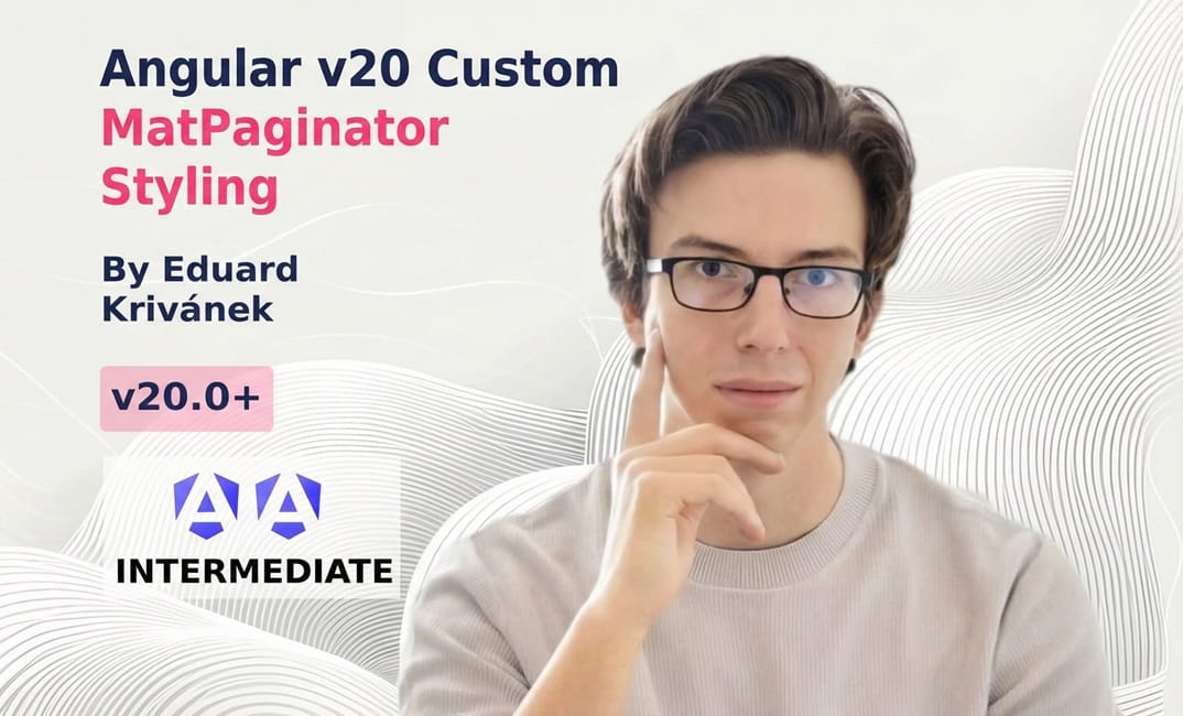 Angular v20 Custom MatPaginator Styling