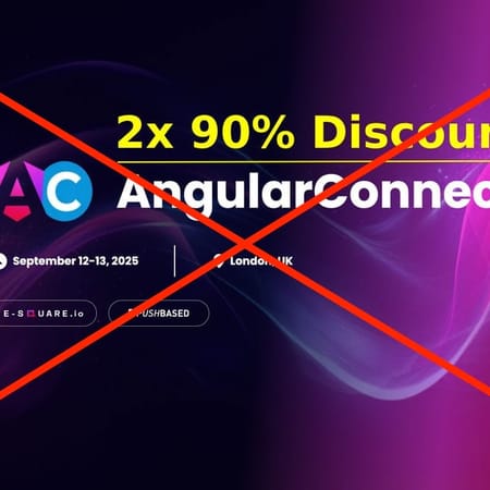 Image of: From AngularConnect to AngularDisconnect - Giveaway Cancelled