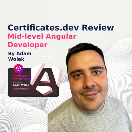 Image of: Certificates.dev Review: Mid-level Angular Developer